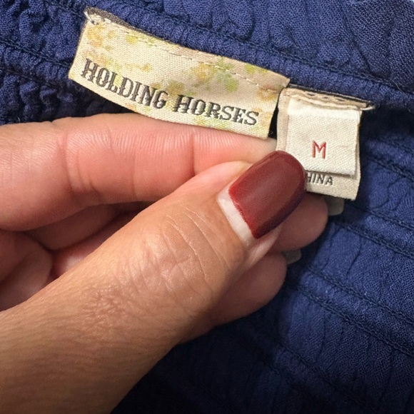 Holding Horses super soft rayon printed skirt with wide shirred elastic waist. - Picture 13 of 15